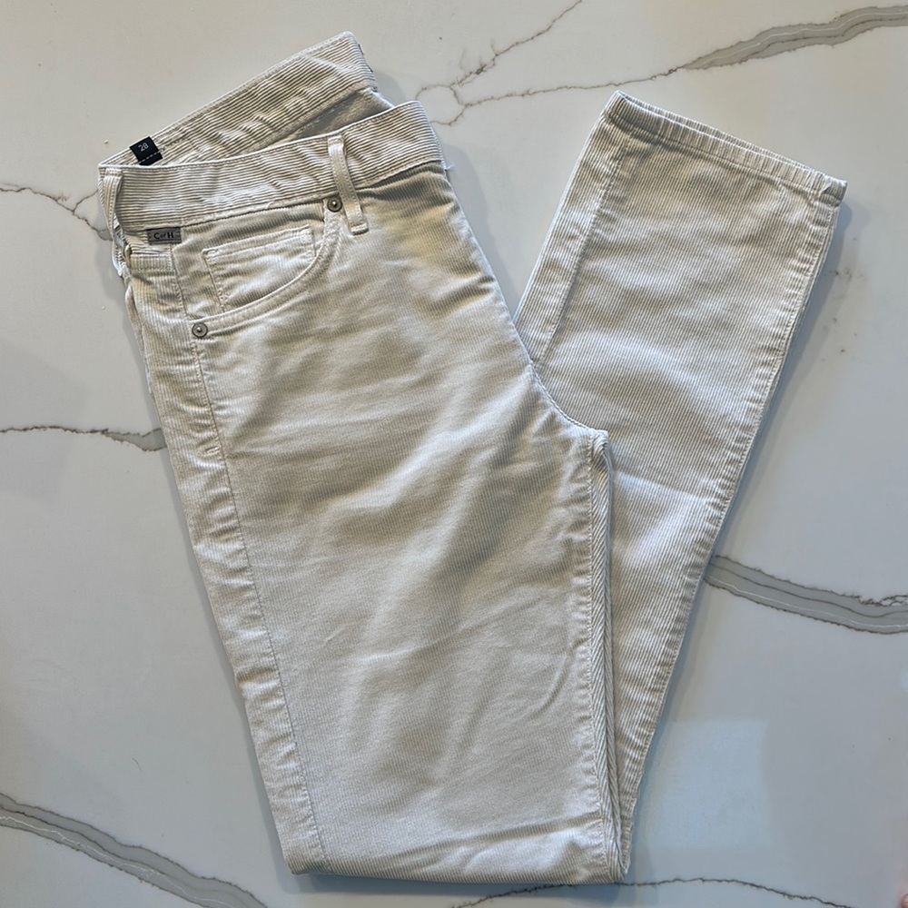 COPY - Citizens of Humanity Agnes Mid Rise Slim Straight Corduroy Women’s 28
